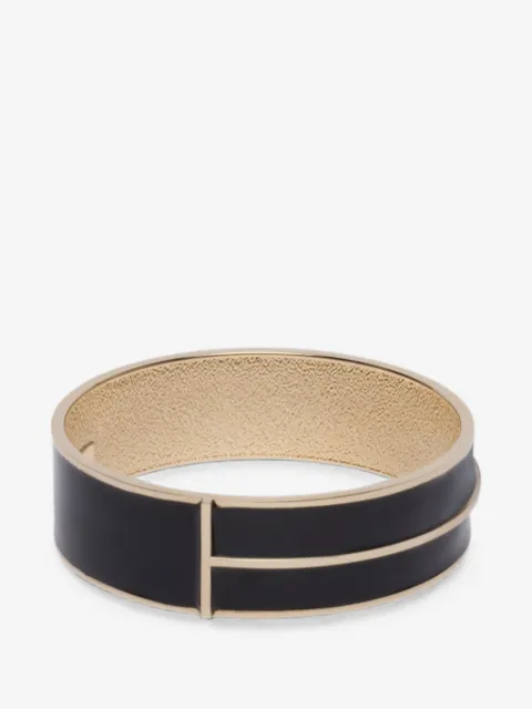 TOM FORD pulsera esmaltada con logo T