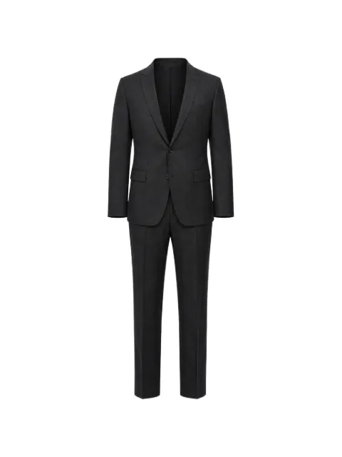 Corneliani check-pattern single-breasted suit