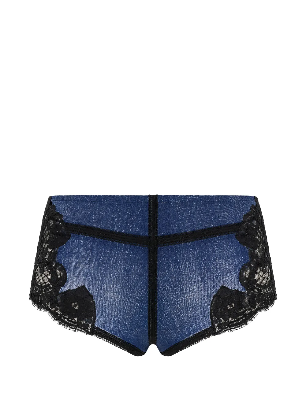 DSQUARED2 Denim shorts met kant Blauw