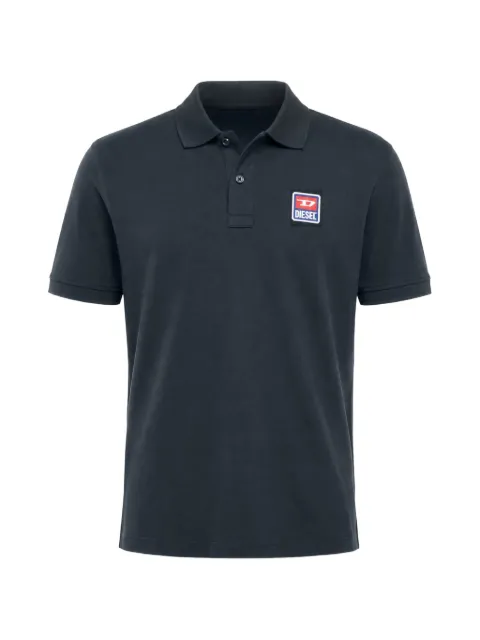 Diesel Smith logo-patch short-sleeve polo shirt