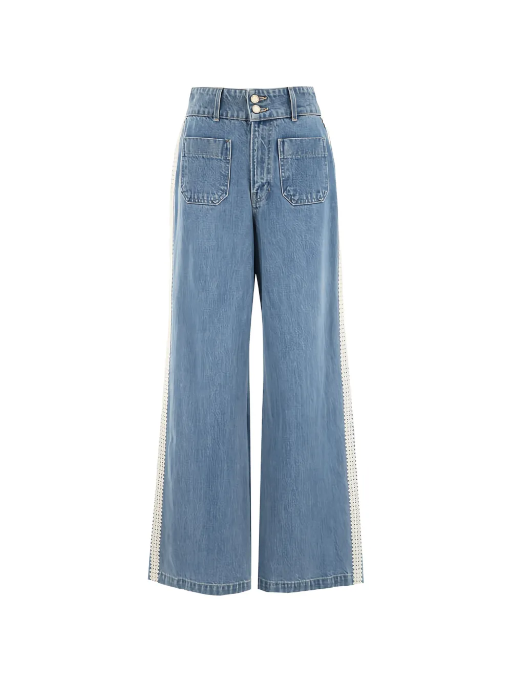 Veronica Beard Taylor wide-leg jeans - Blau