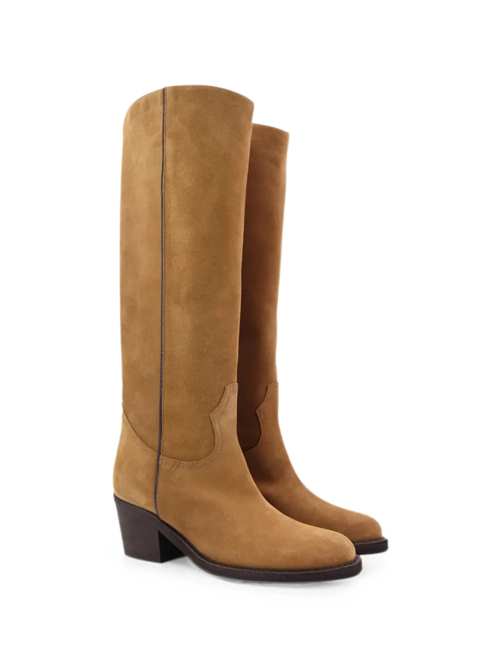 Notabene Ancy 65 suede knee-high boots Beige