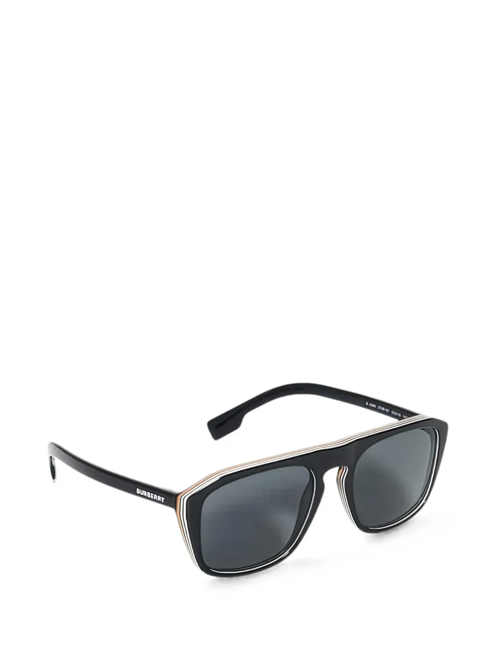 Burberry Eyewear Zonnebril met vierkant montuur Zwart