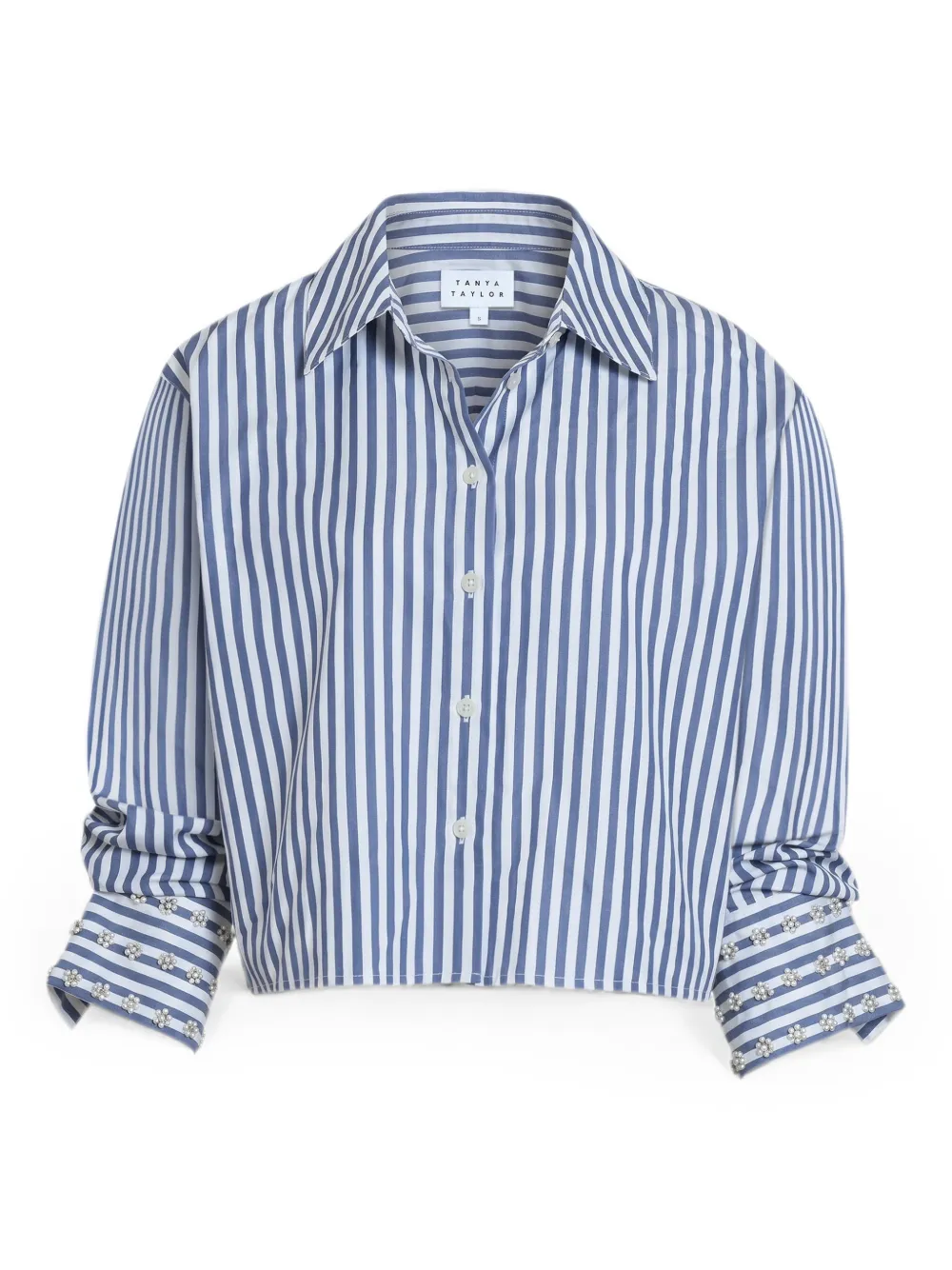 Tanya Taylor Largaux gestreepte blouse Blauw