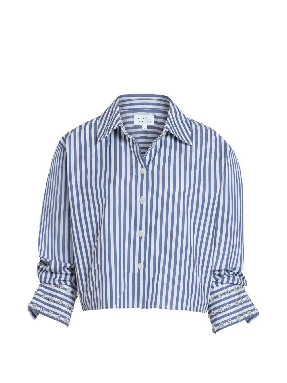 Tanya Taylor Largaux striped shirt - Blu