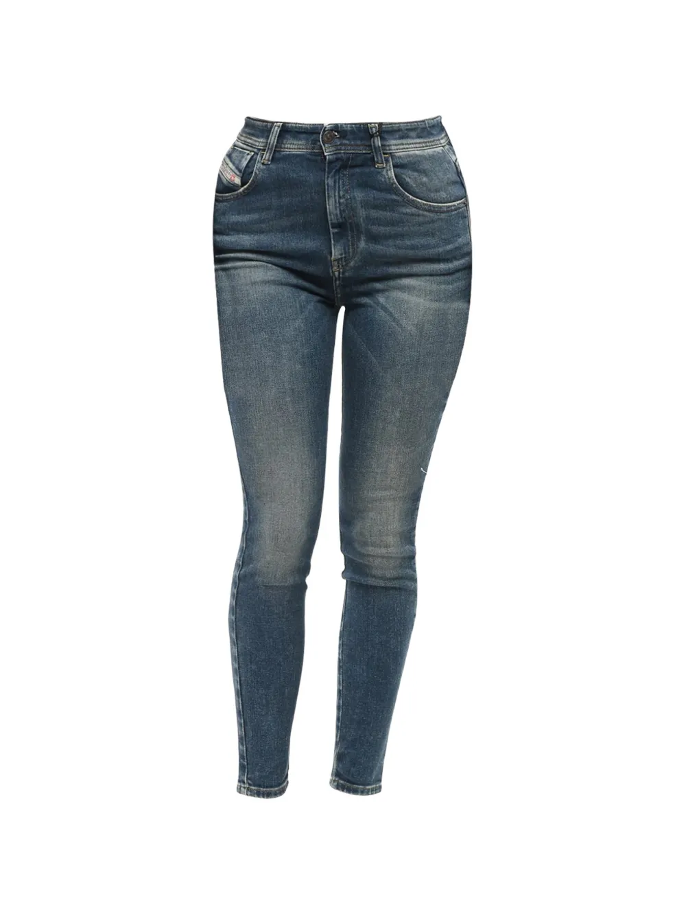 Diesel 1984 Slandy-High skinny-fit jeans - Blau