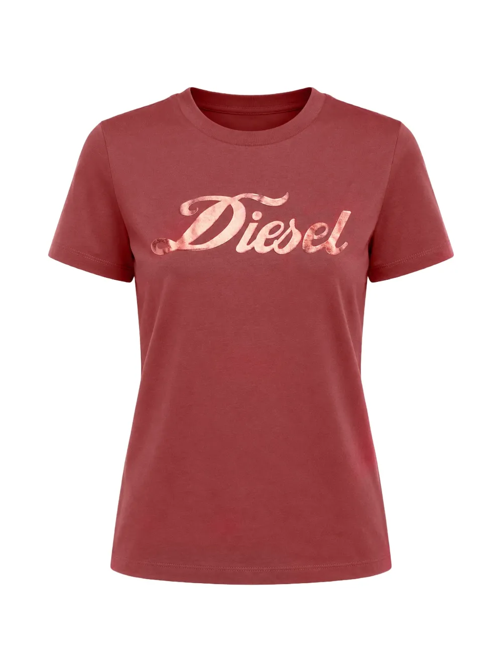Diesel logo-print T-shirt - Rot