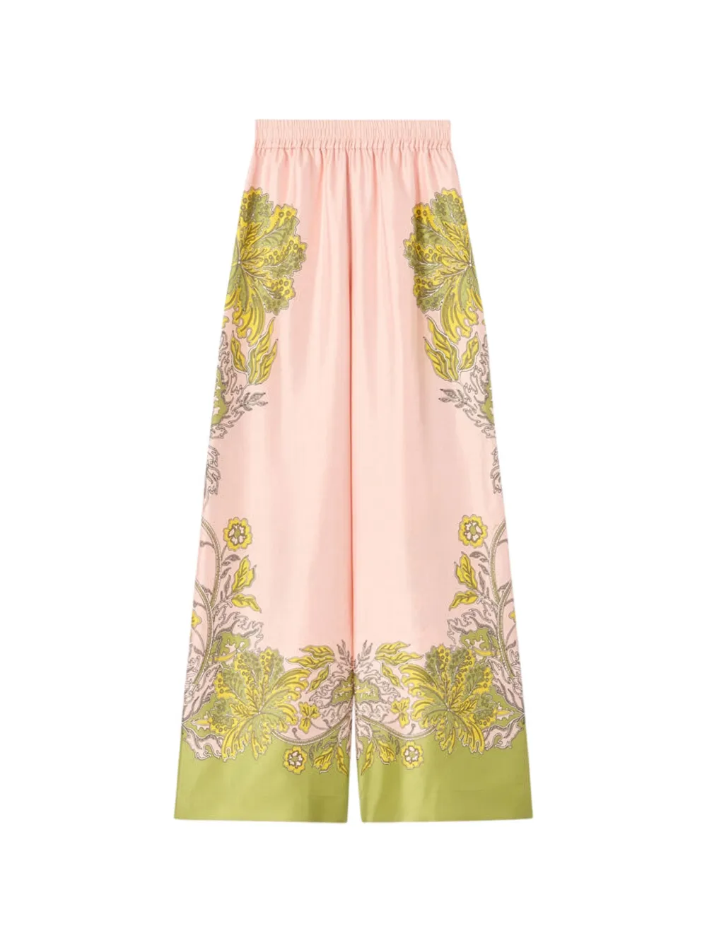La DoubleJ floral-print palazzo pants - Rosa