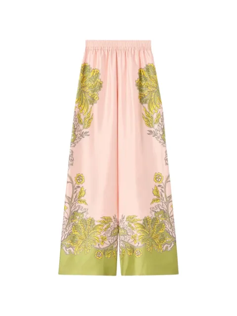 La DoubleJ floral-print palazzo pants