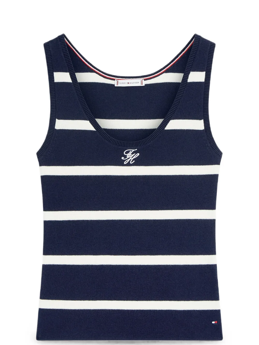 Tommy Hilfiger Gestreepte tanktop Blauw