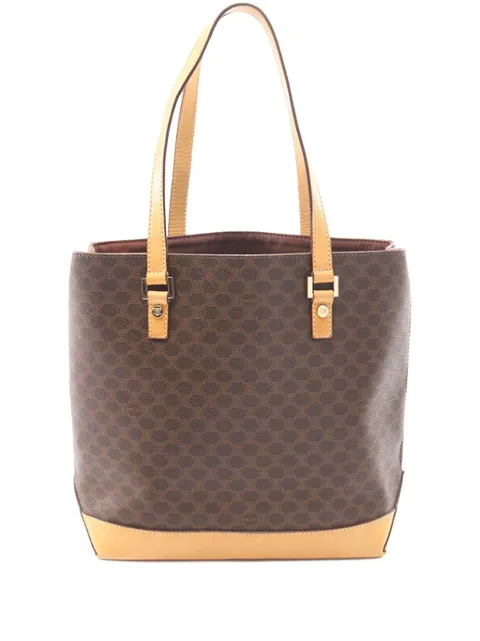 Celine Pre-Owned 2000-2026 Macadam Coated Canvas tote bag