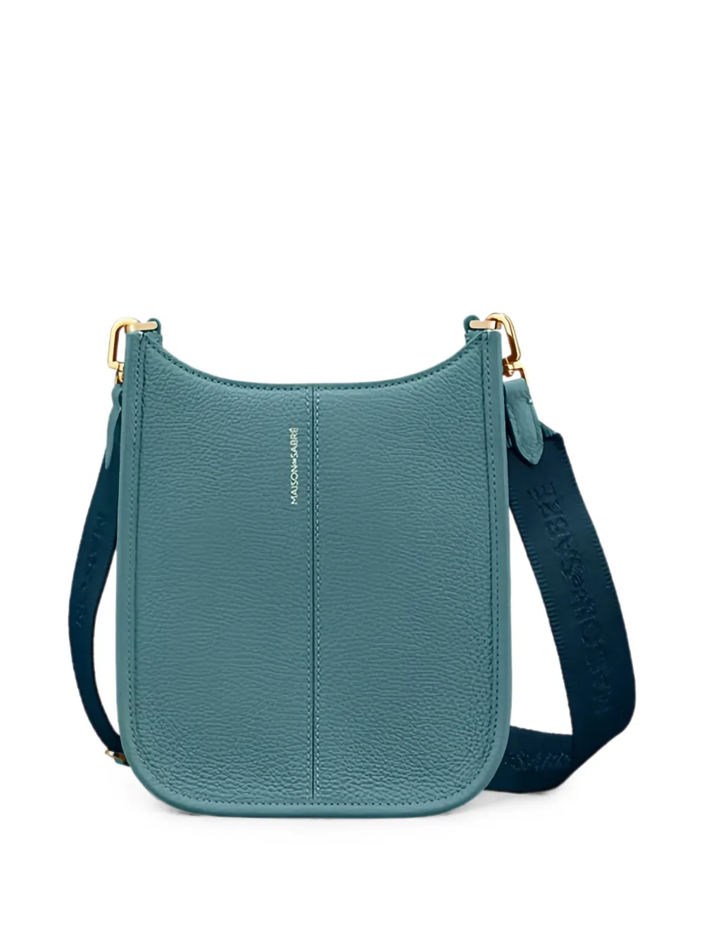 MAISON de SABRÉ grainy leather saddle bag - Blue