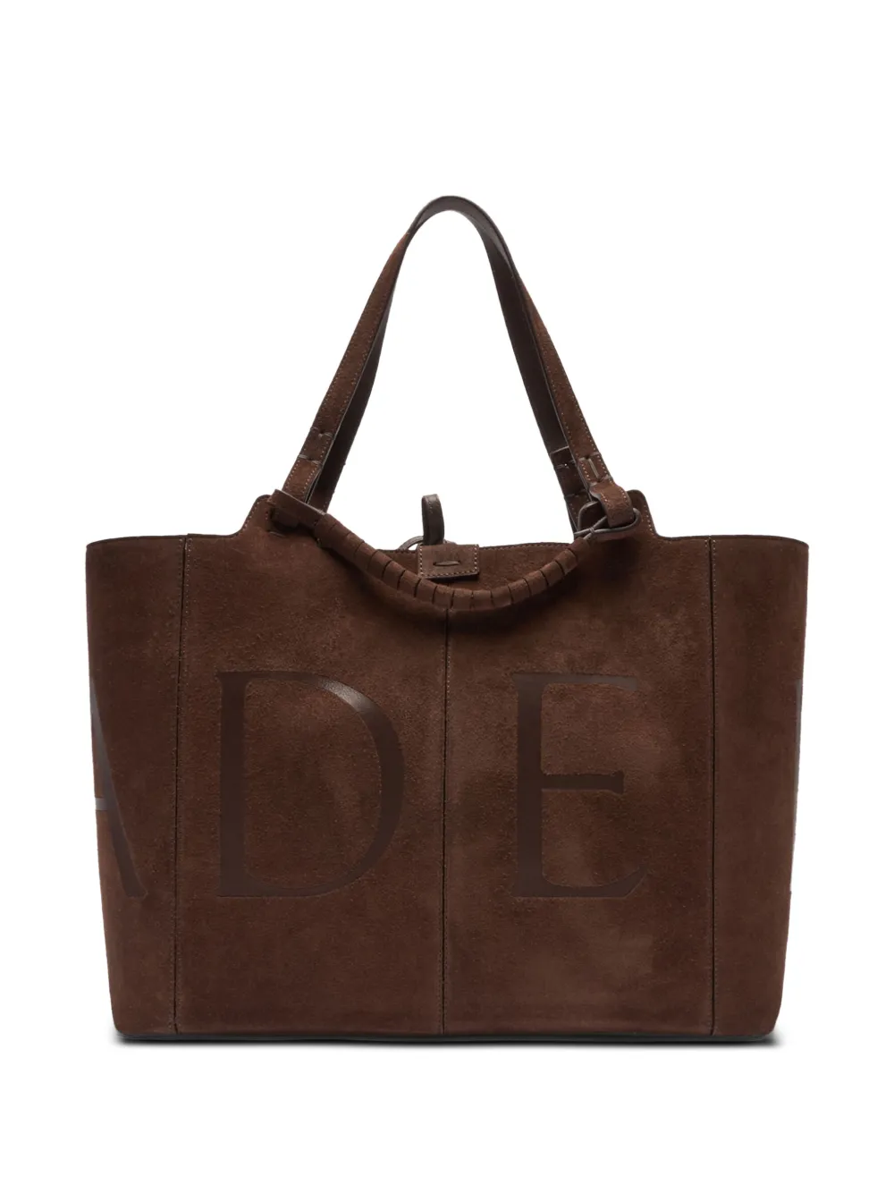 Casadei Galleria Valor suède shopper Bruin