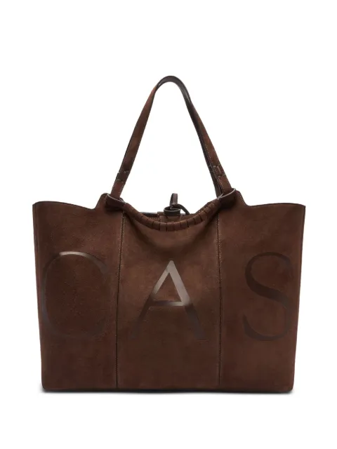 Casadei Galleria Valour suede tote bag