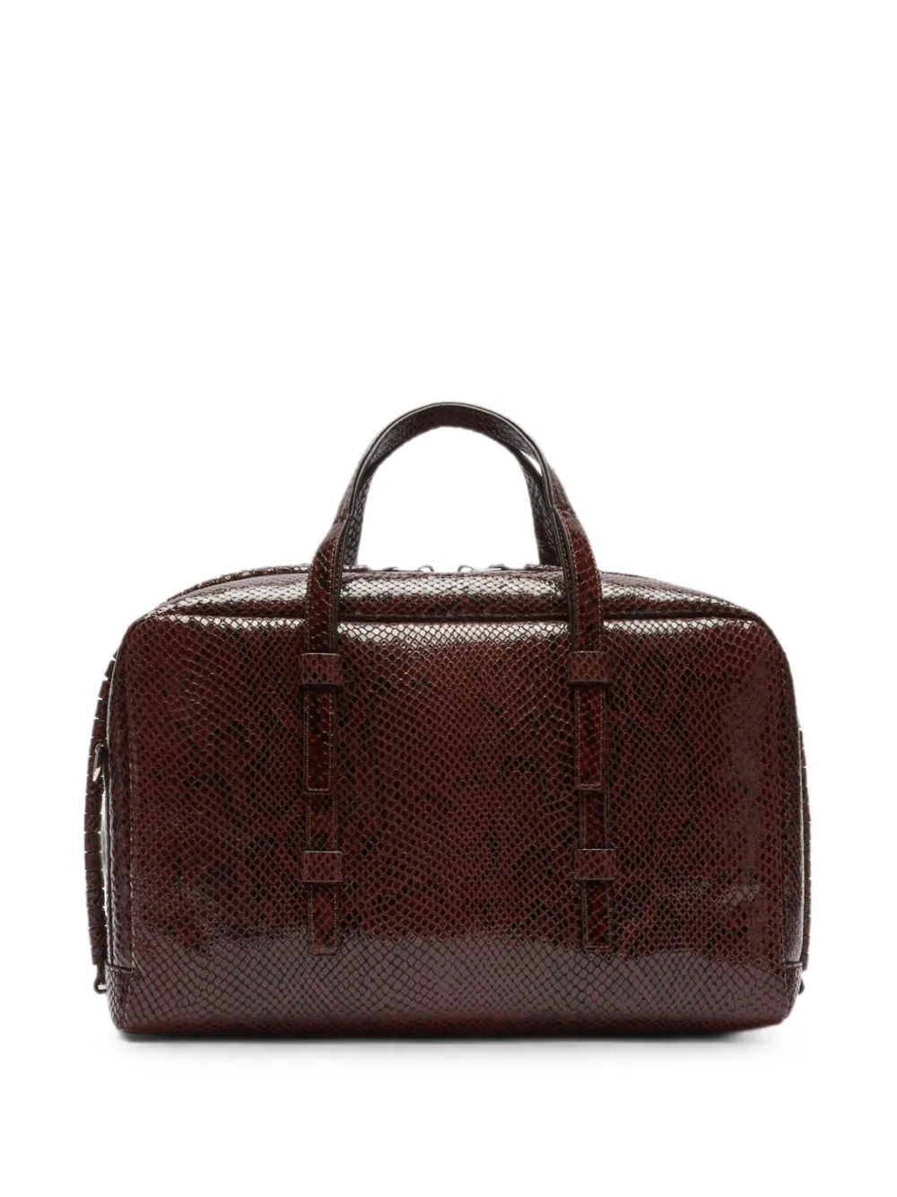 Casadei Bigli shopper met pythonprint Bruin