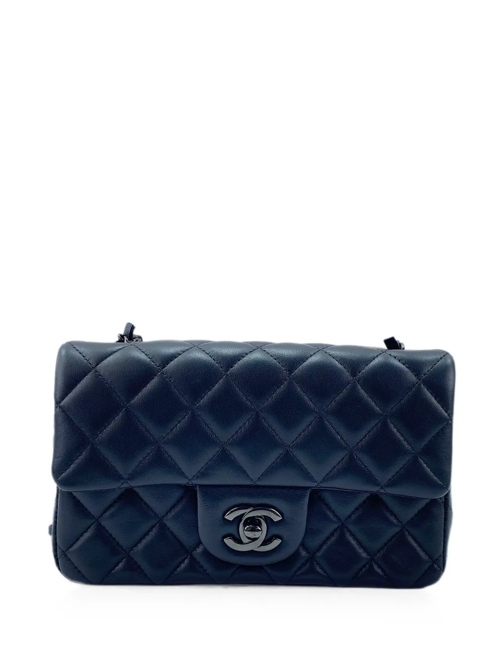 CHANEL Pre-Owned 2021-2026 Matelassé leather shoulder bag - Black