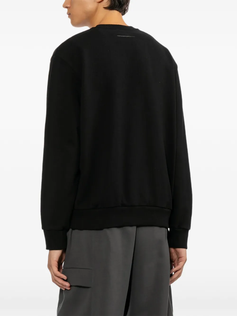 MM6 Maison Margiela Sweater met logoprint Zwart