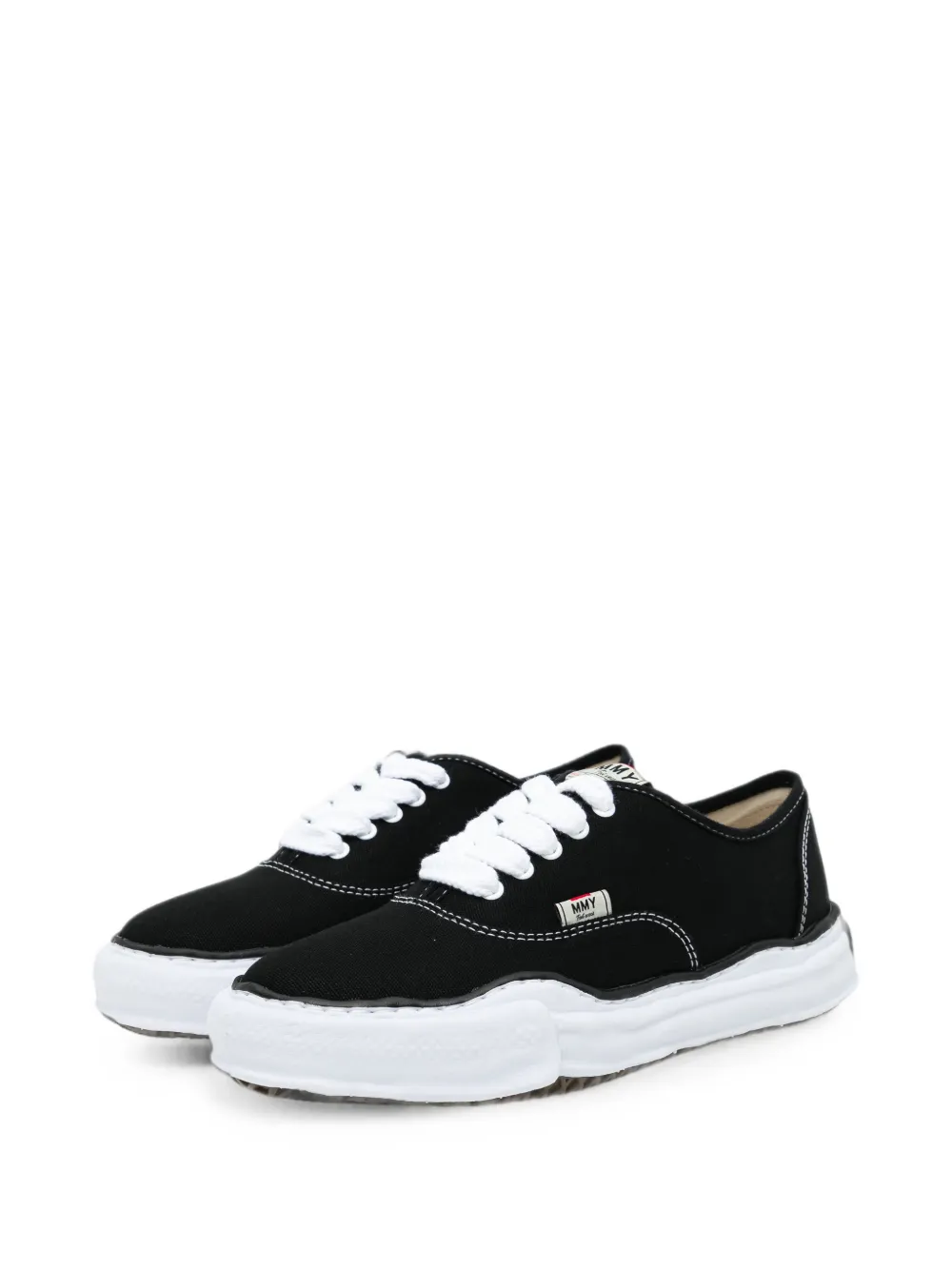 Maison MIHARA YASUHIRO Baker sneakers met vervormde zool Zwart