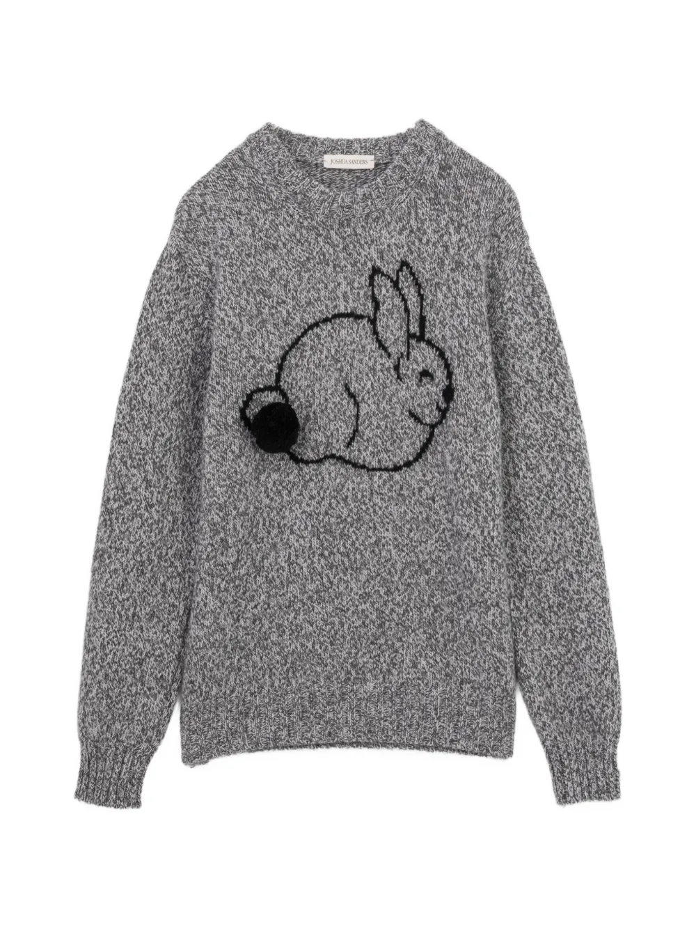 Joshua Sanders pull à motif lapin en maille chinée - Gris Joshua Sanders pull à motif lapin en maille chinée - Gris