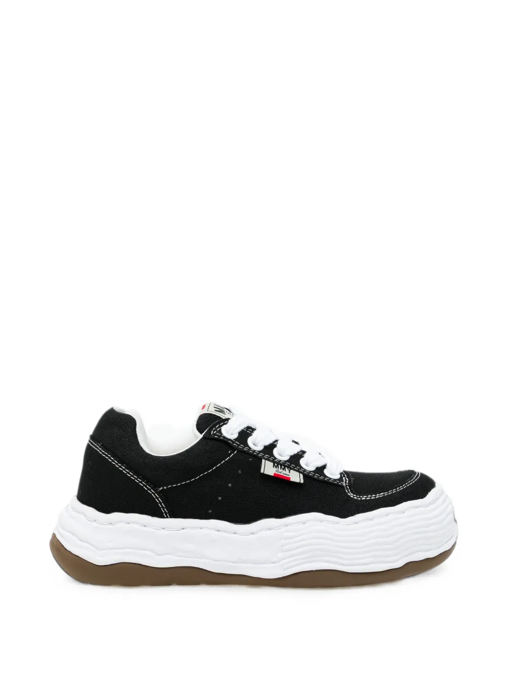 Maison MIHARA YASUHIRO distressed-effect chunky sneakers Zwart