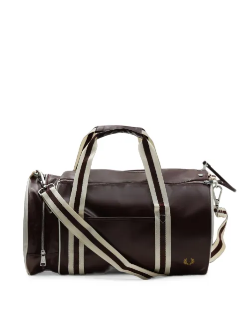 Fred Perry logo-print barrel bag