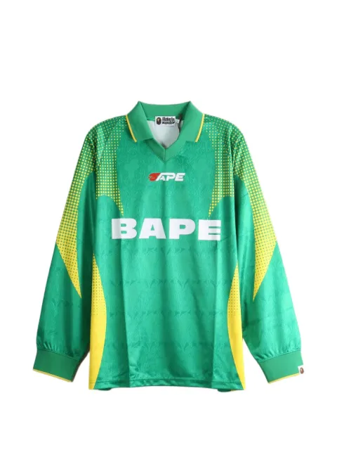 A BATHING APE® logo-print long-sleeve T-shirt