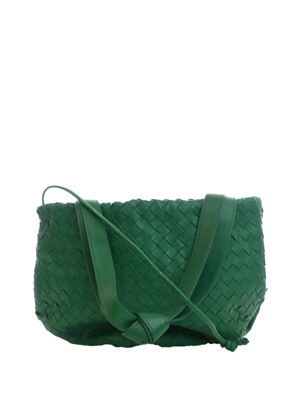 Bottega Veneta Pre-Owned 2012-2026 Small Nappa Intrecciato Bulb satchel - Verde