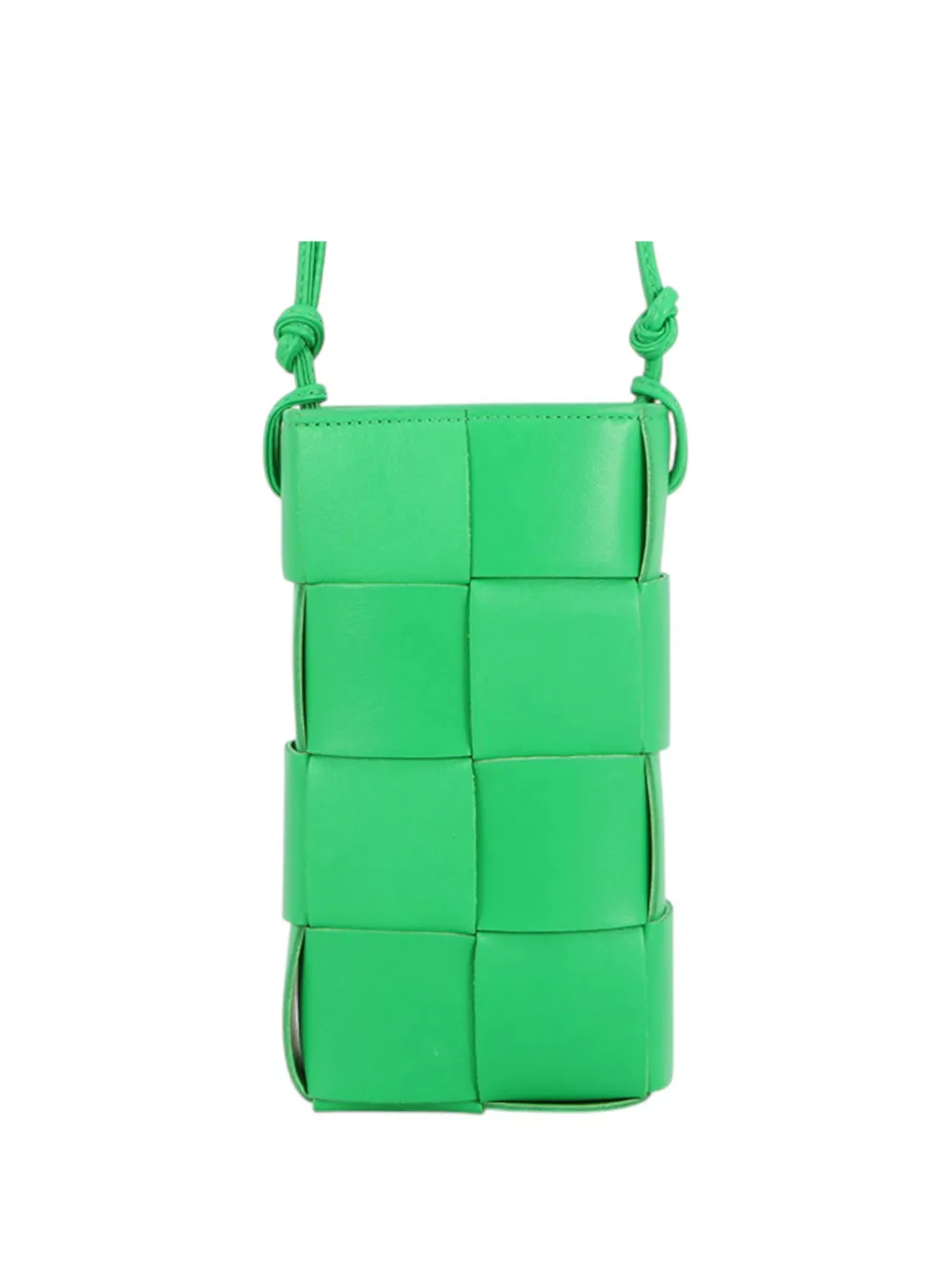Bottega Veneta Pre-Owned 2012-2026 Nappa Maxi Intrecciato Cassette Phone Holder crossbody bag - Verde