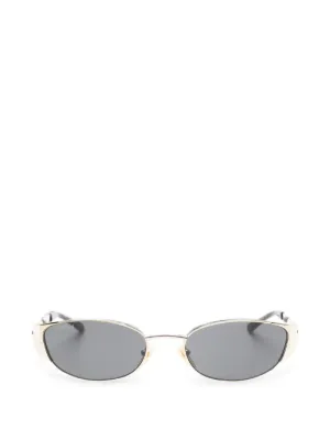 Gucci Eyewear リムレス サングラス | ゴールドトーン | FARFETCH JP