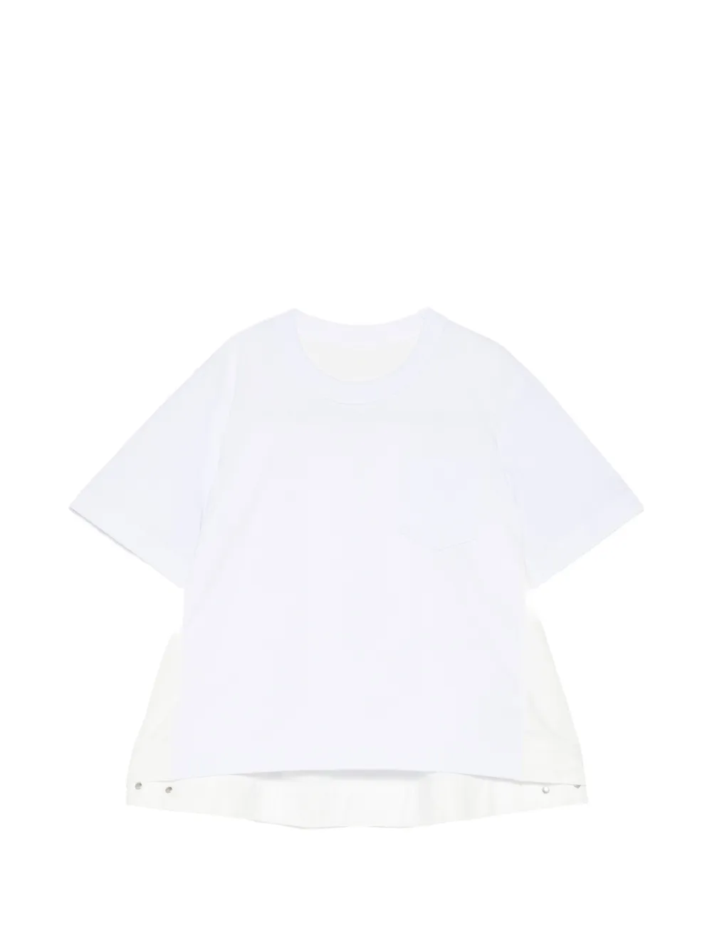 sacai T-shirt con taschino - Marrone