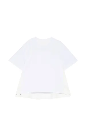 Sacai レイヤード Tシャツ | ホワイト | FARFETCH JP