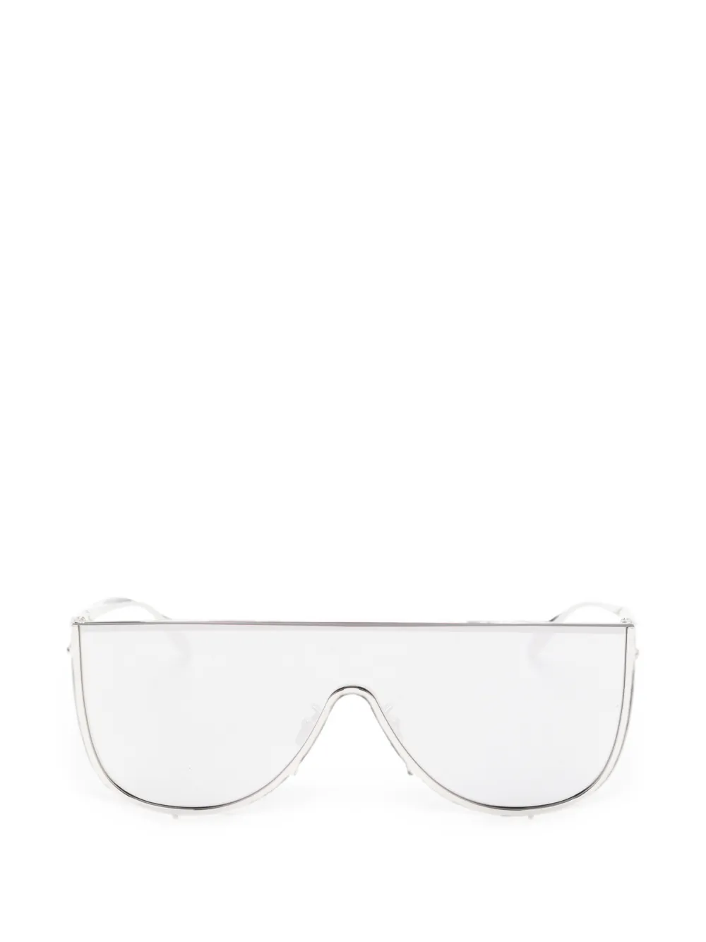Alaia Eyewear Sonnenbrille mit Oversized-Gestell - Silber