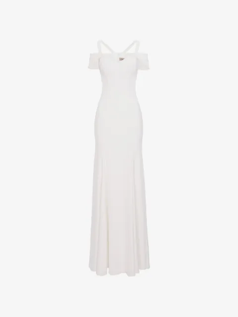 Murmur Candy cold-shoulder maxi dress