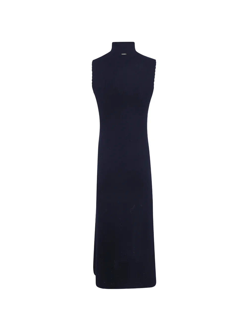 TWINSET Midi-jurk met hoge hals Zwart