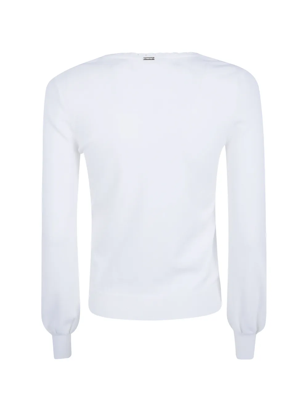 TWINSET Trui met diepe ronde hals Wit