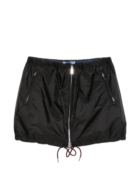 Prada Re-Nylon drawstring mini skirt