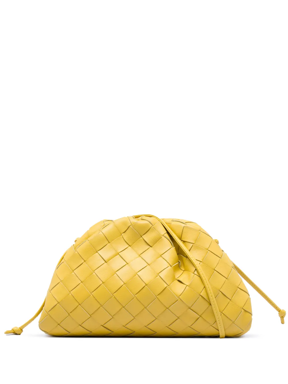 Bottega Veneta Pre-Owned 2012-2026 Nappa Intrecciato The Mini Pouch crossbody bag - Giallo