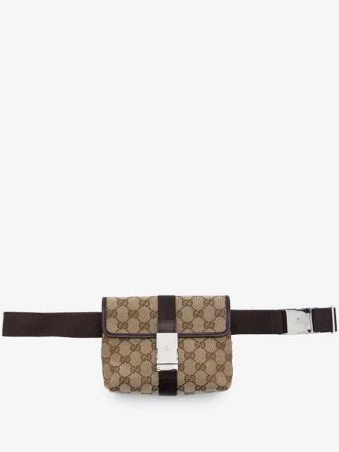 Gucci Pre-Owned GG 帆布腰包（2000-2015年典藏款）