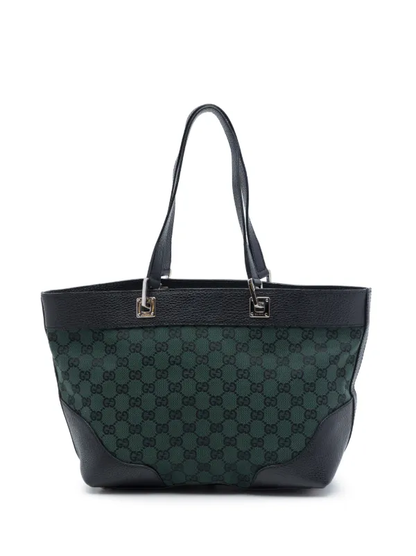 Gucci Pre-Owned 2016-2026 GG Canvas Tote Bag | Green | FARFETCH