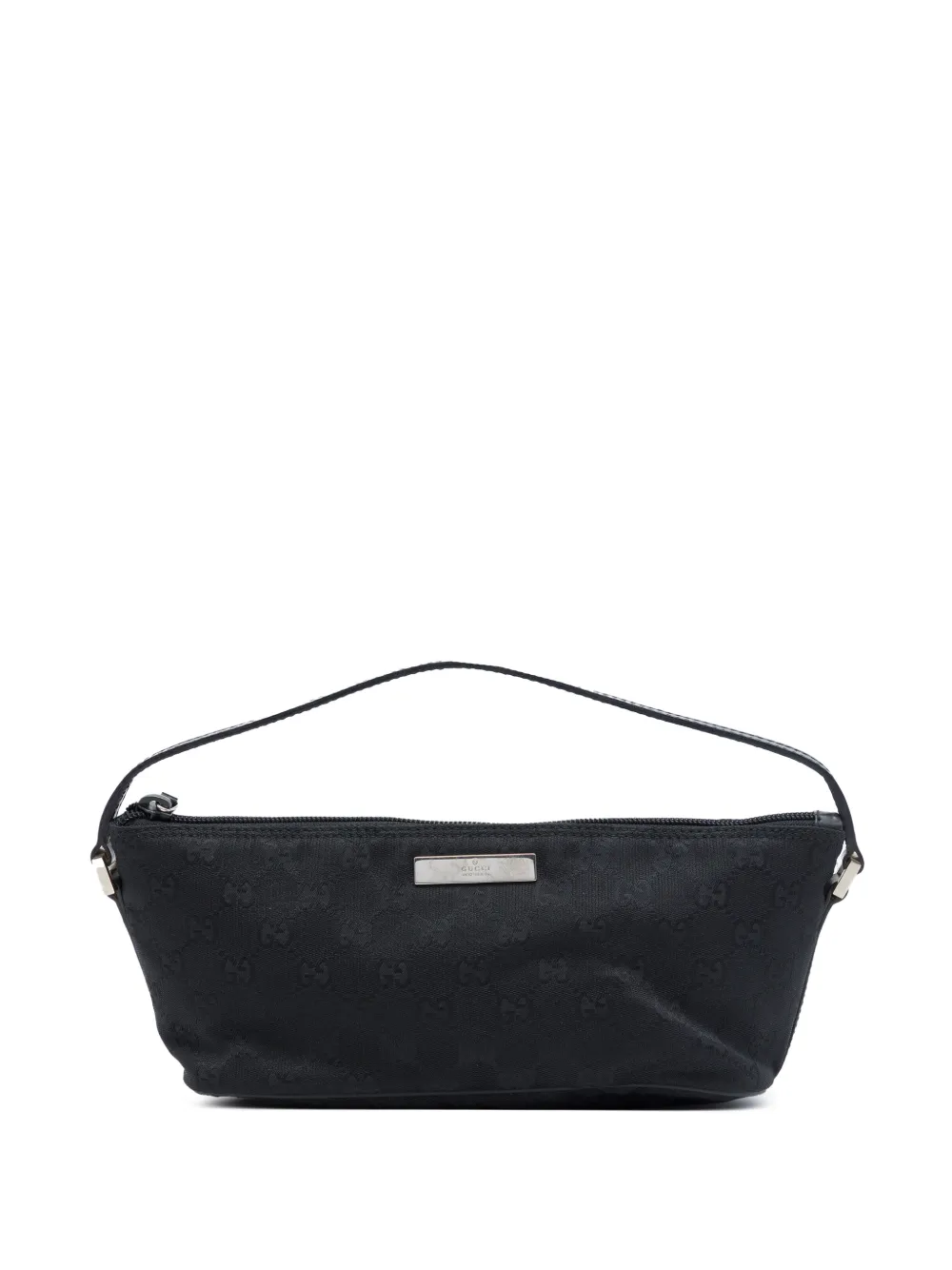 Gucci Pre-Owned 2000-2015 GG Canvas Boat shoulder bag - Nero