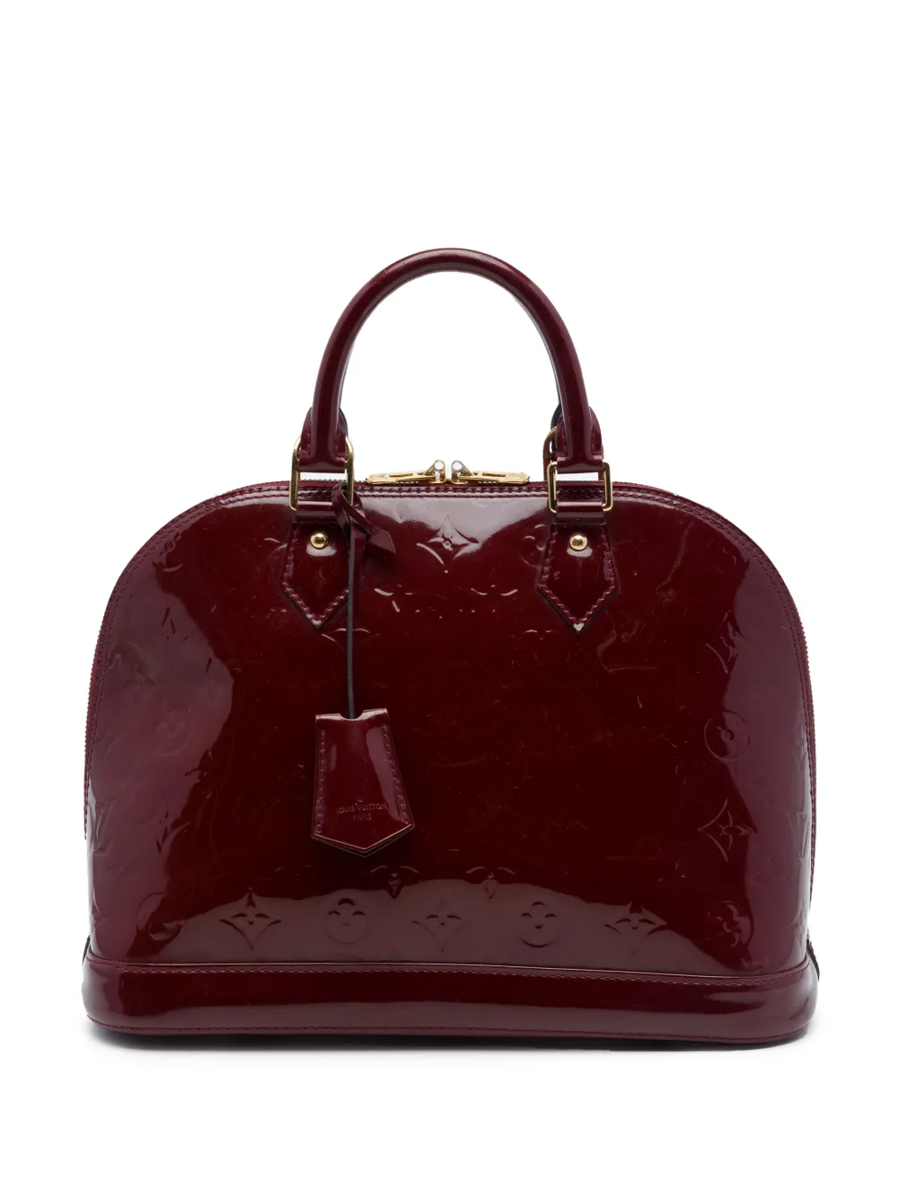 Louis Vuitton Pre-Owned 2014 Monogram Vernis Alma PM Handtasche - Rot