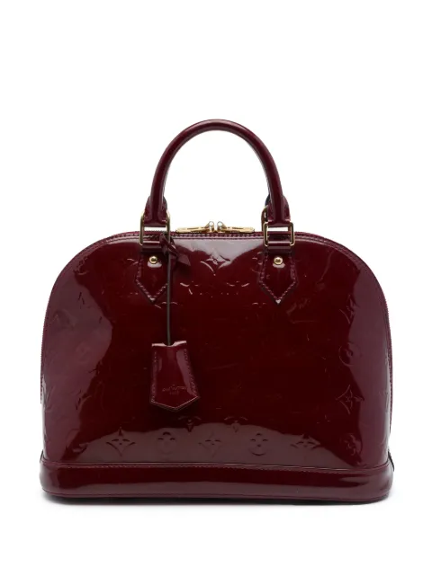Louis Vuitton Pre-Owned Vernis Alma PM håndtaske med monogram fra 2014