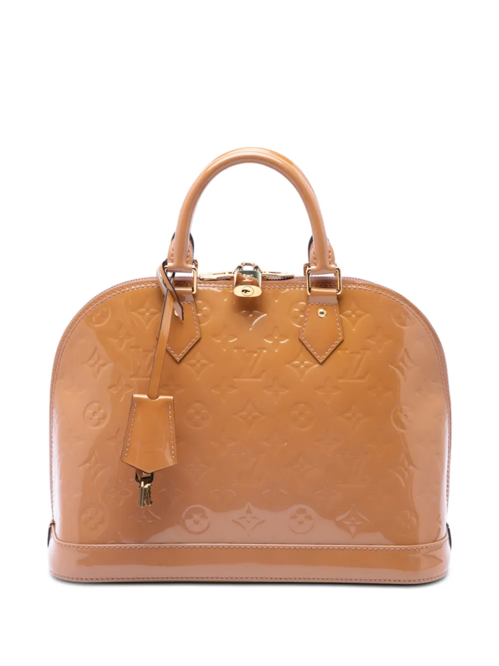 Louis Vuitton Pre-Owned 2013 Monogram Vernis Alma PM Handtasche - Braun