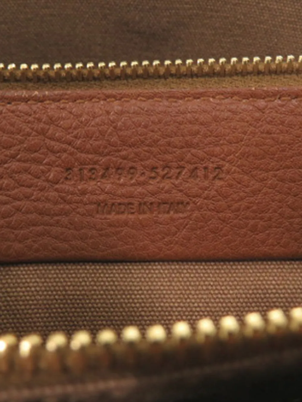 Pre-owned Saint Laurent 2013-2026 Small Leather Muse Two Satchel In Brown