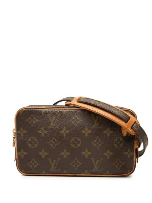 ルイヴィトン　マルリーバンドリエール ショルダーバッグ　モノグラム　ブランド Louis Vuitton Pre-Owned 1990 モノグラム ポシェット マルリー バンド