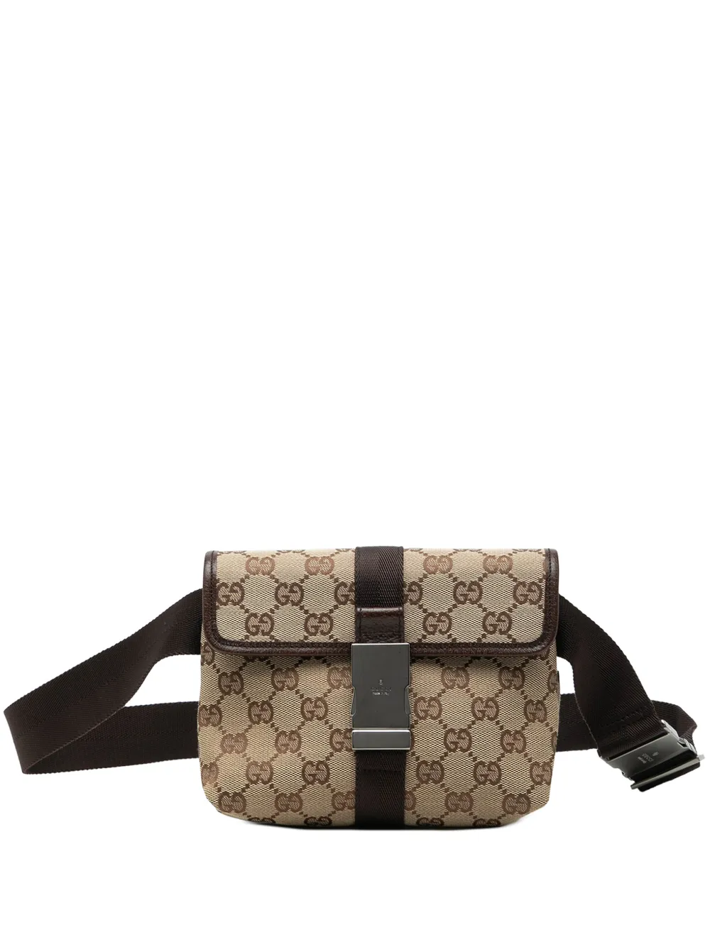 Gucci Pre-Owned 2000-2015 GG Canvas belt bag - Toni neutri