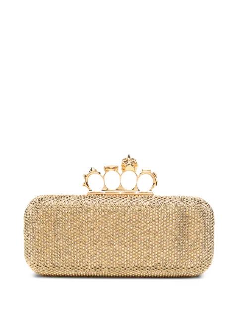 Alexander McQueen Clutch Knuckle con decorazione