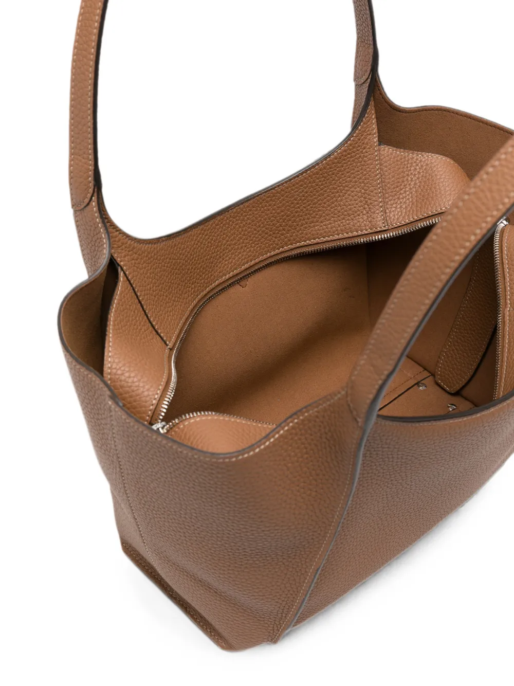 Tod's T Timeless leren schoudertas Bruin