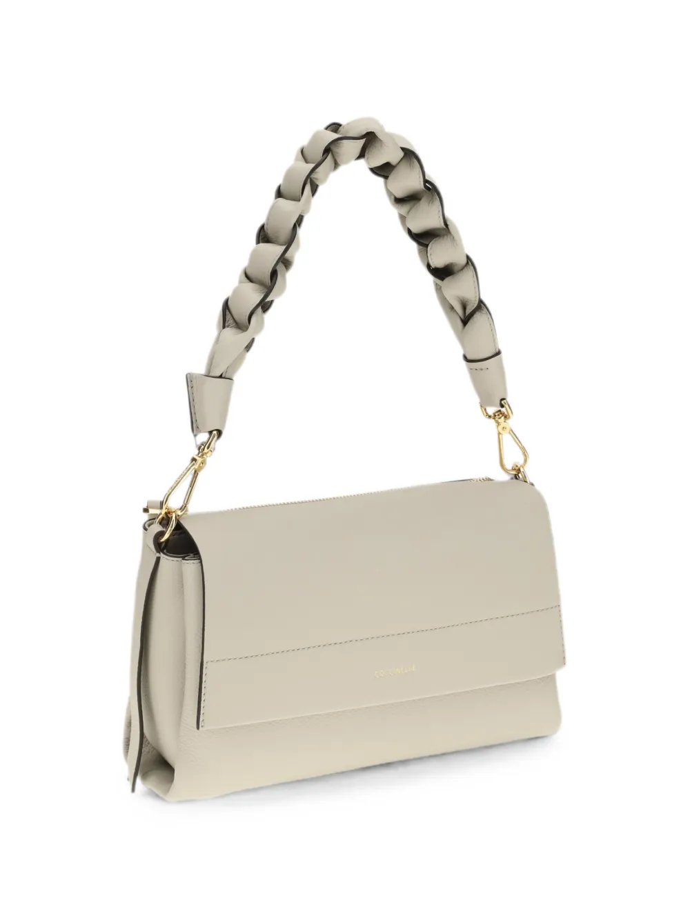 Coccinelle Boheme leren schoudertas Beige