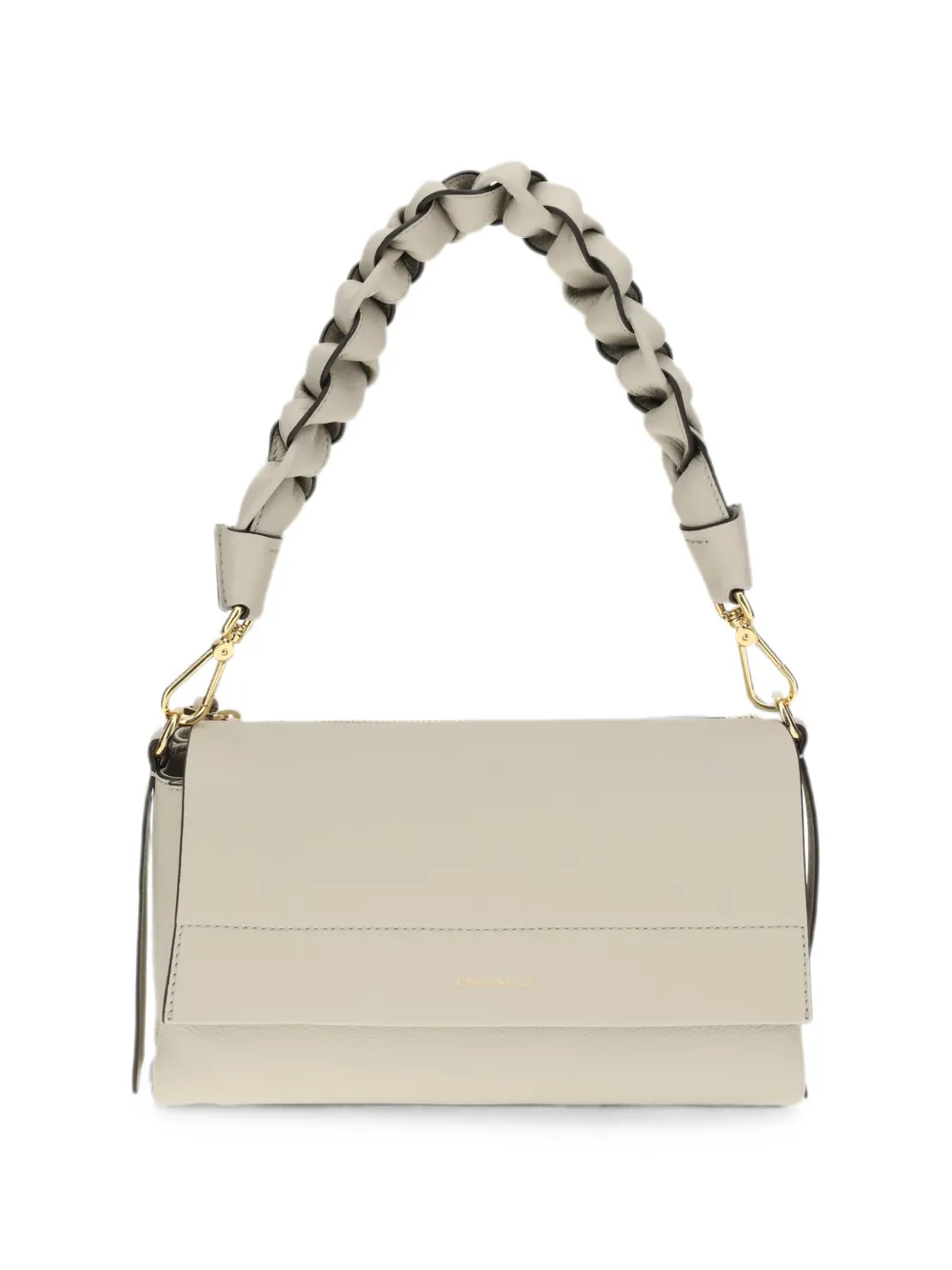 Coccinelle Boheme leren schoudertas Beige